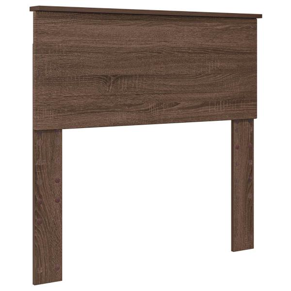 Bettrahmen Braun Eichen-Optik 90 x 200 cm Holzwerkstoff