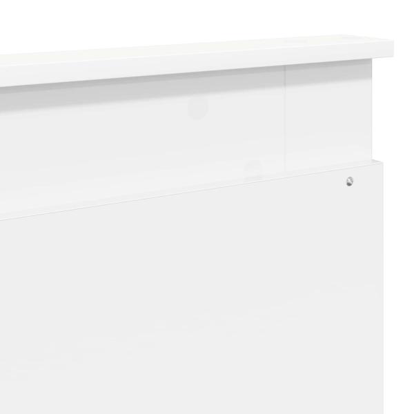 Bettrahmen mit Schubladen Weiß 200 x 200 cm Ingenieurs Holz