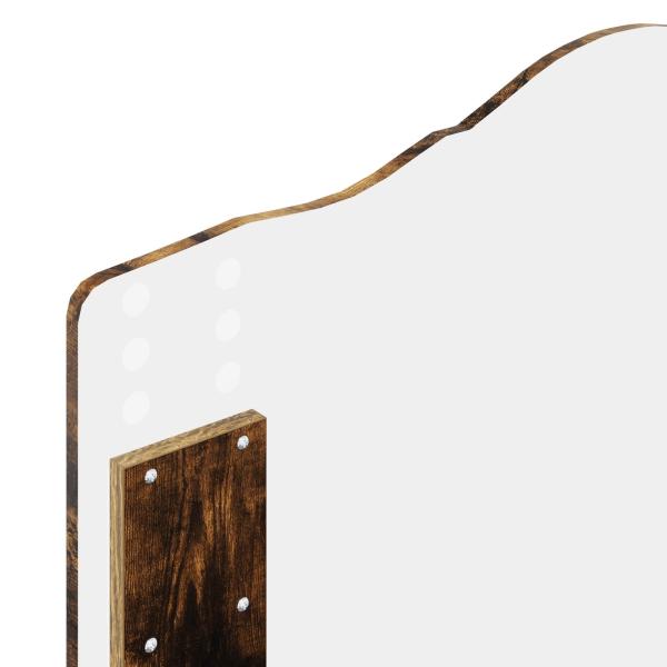 Bettrahmen Geräucherte Eiche 90 x 190 cm Ingenieurs Holz