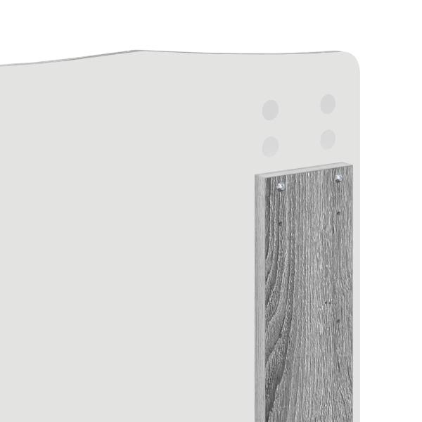 Bettrahmen Graues Sonoma 120 x 190 cm Ingenieurs Holz