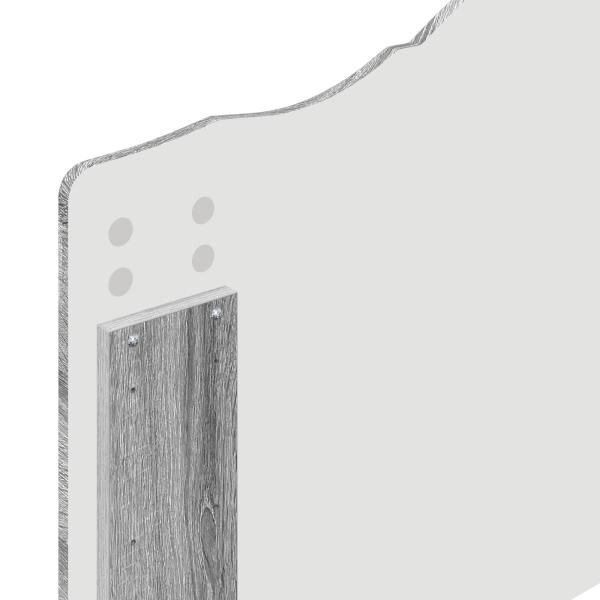 Bettrahmen Graues Sonoma 98,5 x 200 cm Ingenieurs Holz