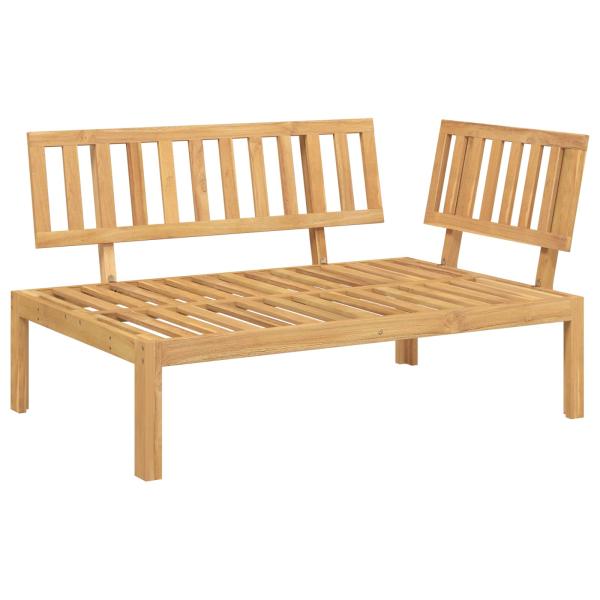 Sofa Set Uni Anthrazit 131,5 x 92 x 69 cm Massivholz Akazie