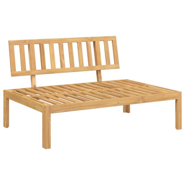 Sofa Set mit Kissen Creme 120 x 80 x 69 cm Massivholz Akazie