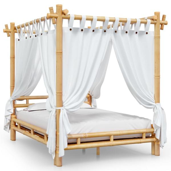 Himmelbett 140x200 cm Bambus