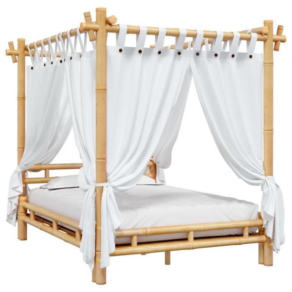 Himmelbett 140x200 cm Bambus