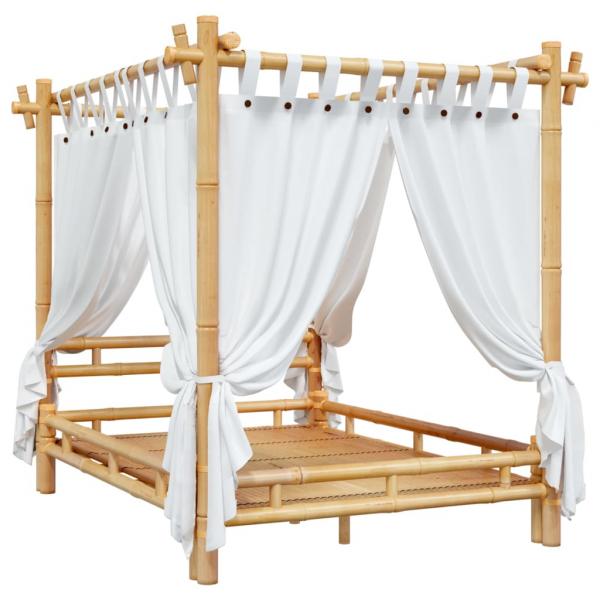 Himmelbett 140x200 cm Bambus