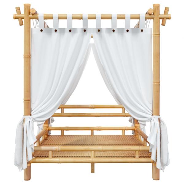 Himmelbett 140x200 cm Bambus