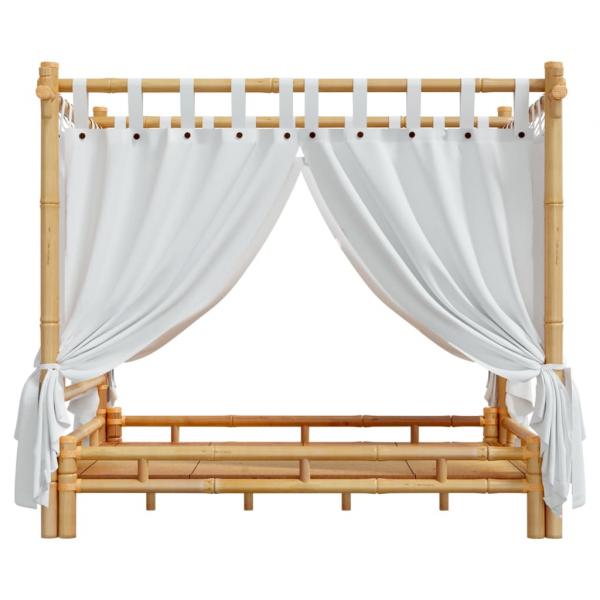 Himmelbett 140x200 cm Bambus