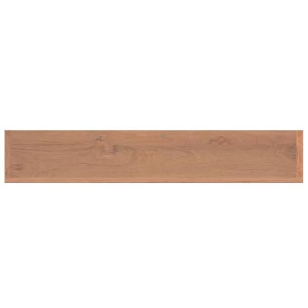 Wandregale 2 Stk. 90x15x4 cm Massivholz Teak
