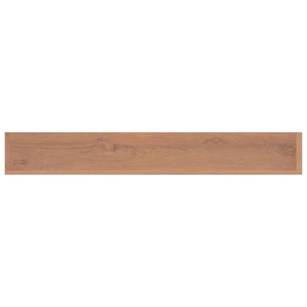 ARDEBO.de - Wandregale 2 Stk. 110x15x6 cm Massivholz Teak