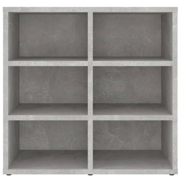 Schuhregal Betongrau 52,5x30x50 cm