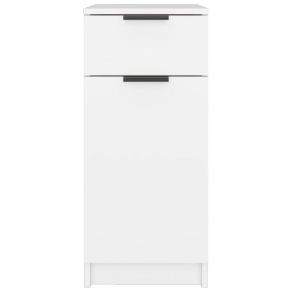 Büroschrank Weiß 33,5x50x75 cm Holzwerkstoff