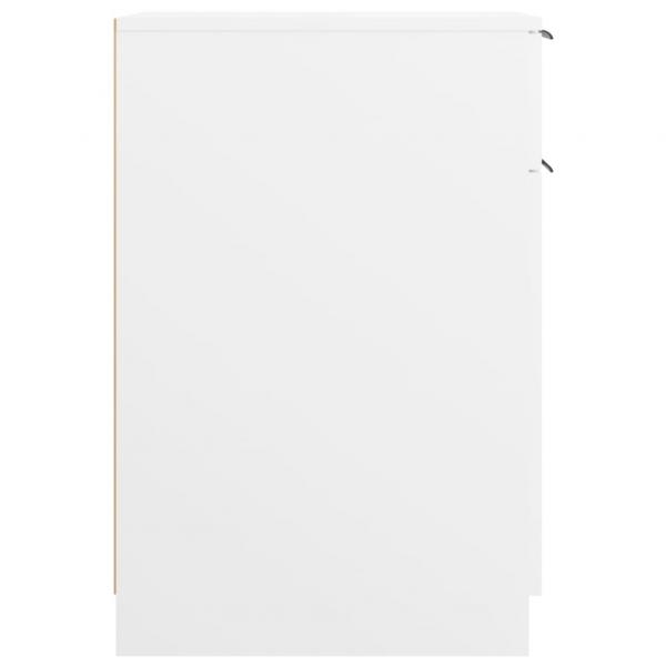Büroschrank Weiß 33,5x50x75 cm Holzwerkstoff