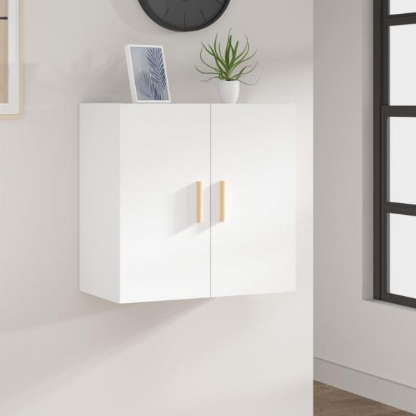 ARDEBO.de - Wandschrank Weiß 60x30x60 cm Holzwerkstoff