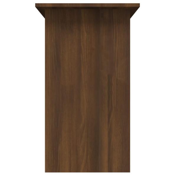 Schreibtisch Braun Eichen-Optik 80x45x74 cm Holzwerkstoff