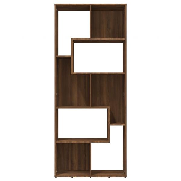 Bücherregal Braun Eichen-Optik 67x24x161 cm Holzwerkstoff