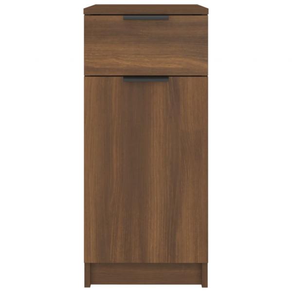 Schreibtischschrank Braun Eichen-Optik 33,5x50x75 cm