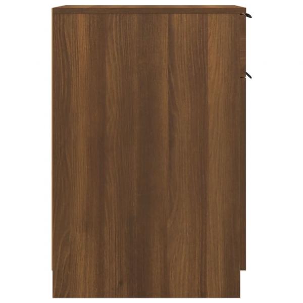 Schreibtischschrank Braun Eichen-Optik 33,5x50x75 cm