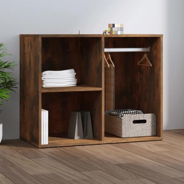 ARDEBO.de - Regal für Schminktisch Räuchereiche 80x40x65 cm Holzwerkstoff