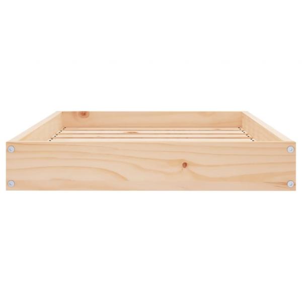 Hundebett 71,5x54x9 cm Massivholz Kiefer