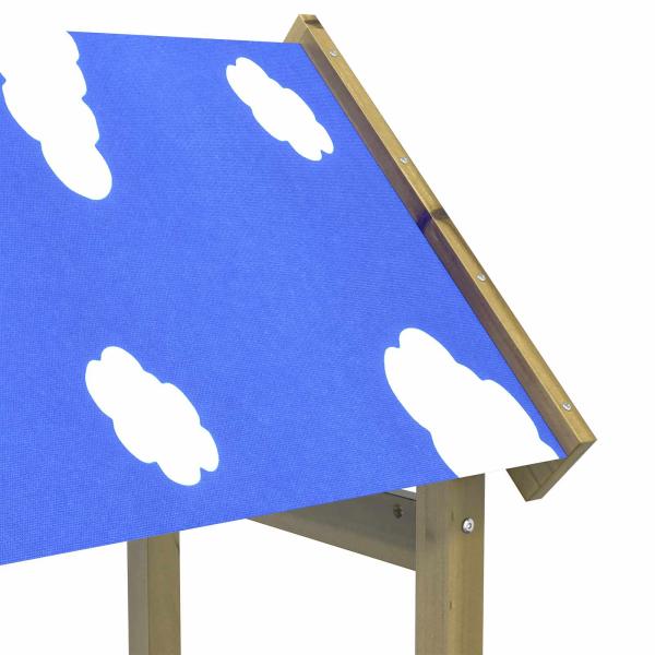 Spielturm Braun Massives imprägniertes Holz