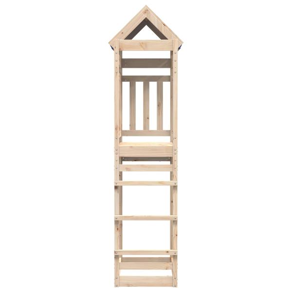 ARDEBO.de - Spielturm Braun 85 x 52,5 x 239 cm Massives Kiefernholz