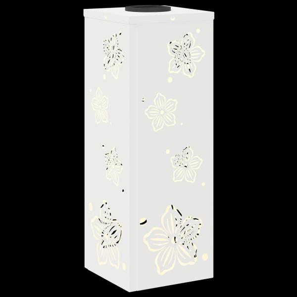 Solar LED Weg Licht 2 pcs Weiß Kalt gewalzter Stahl