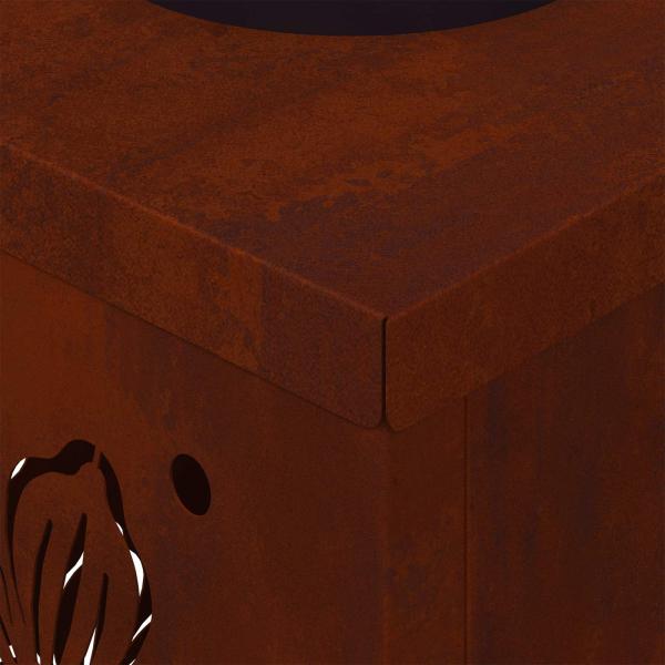 Solar LED Weg Licht 2 pcs Cortenstahl Cortenstahl