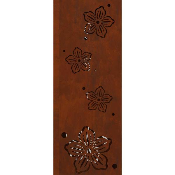 Solar LED Weg Licht 2 pcs Cortenstahl Cortenstahl