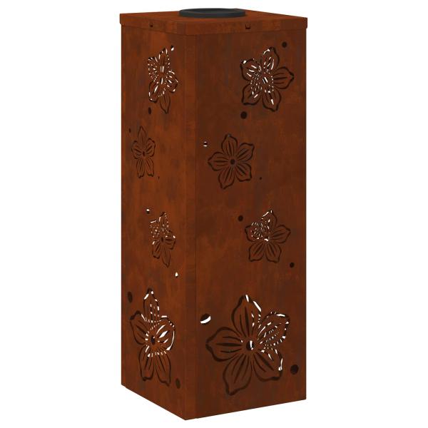 Solar LED Weg Licht 2 pcs Cortenstahl Cortenstahl