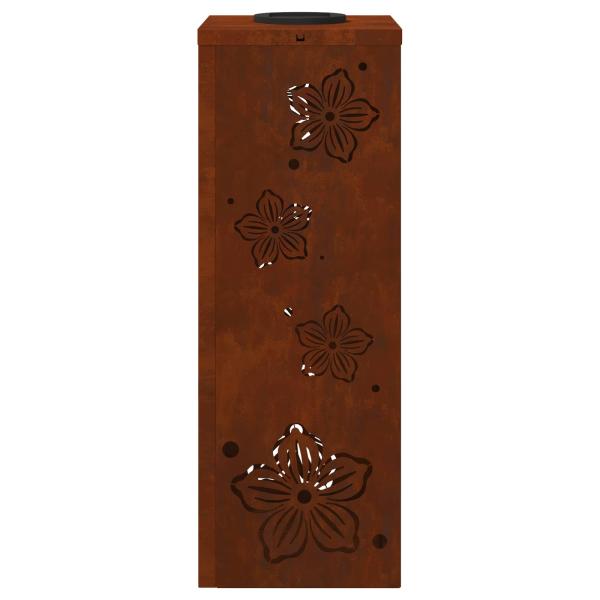 Solar LED Weg Licht 2 pcs Cortenstahl Cortenstahl