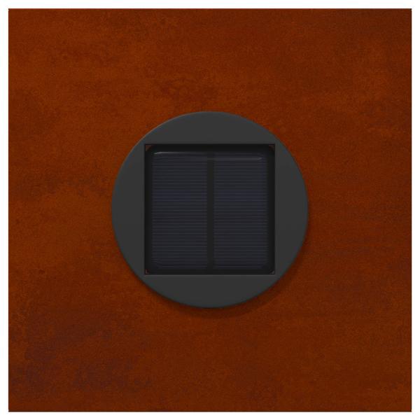 Solar LED Weg Licht 2 pcs Cortenstahl Cortenstahl