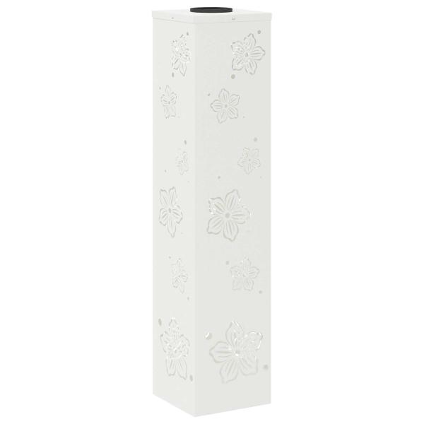 Solar LED Weg Licht 2 pcs Weiß Kalt gewalzter Stahl