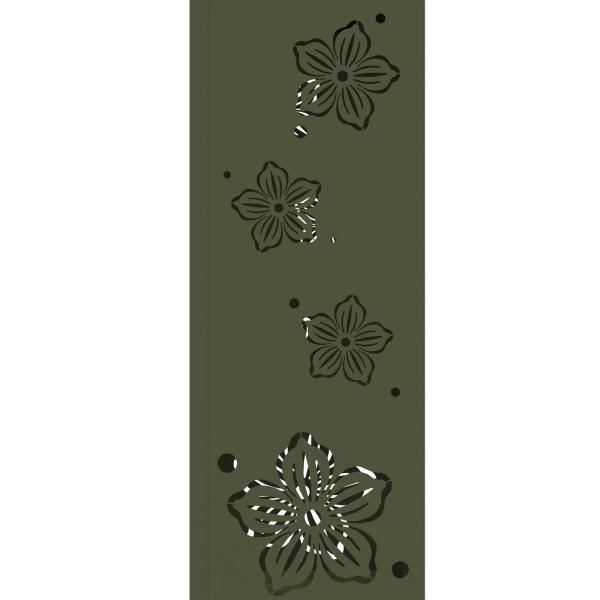 Solar LED Weg Licht 2 pcs Olive Grün Kalt gewalzter Stahl