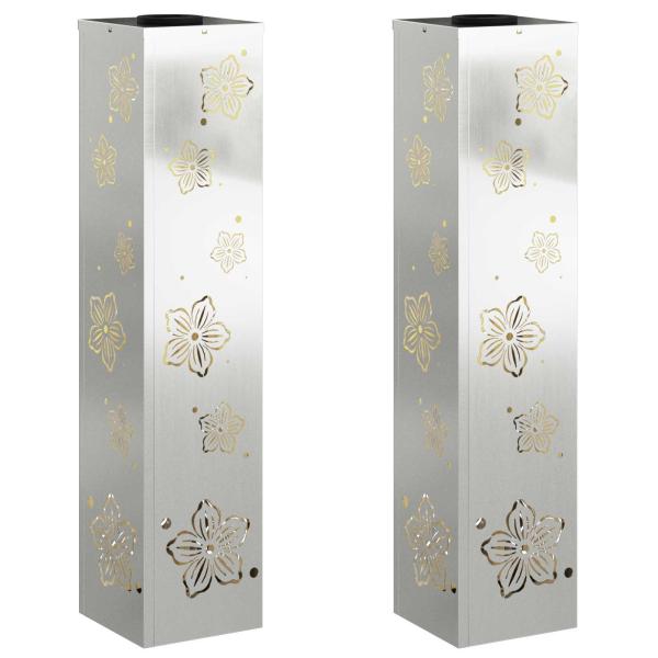 Solar LED Weg Licht 2 pcs Galvanisiert Galvanisiert