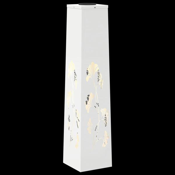 Solar LED Weg Licht 2 pcs Weiß Kalt gewalzter Stahl