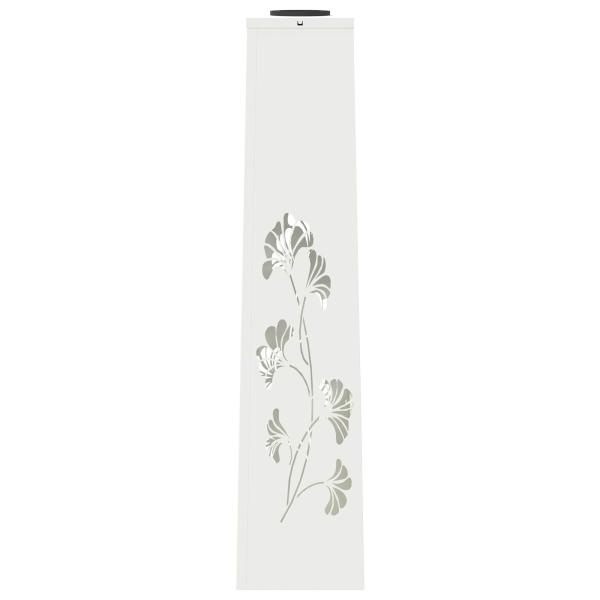 Solar LED Weg Licht 2 pcs Weiß Kalt gewalzter Stahl