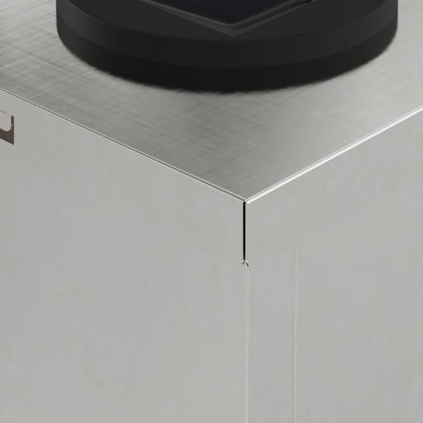 Solar LED Weg Licht 2 pcs Edelstahl Edelstahl