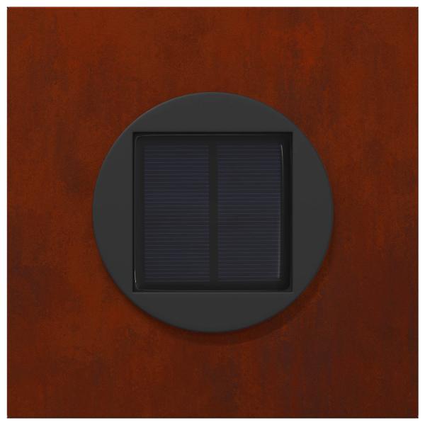 Solar LED Weg Licht 2 pcs Cortenstahl Cortenstahl