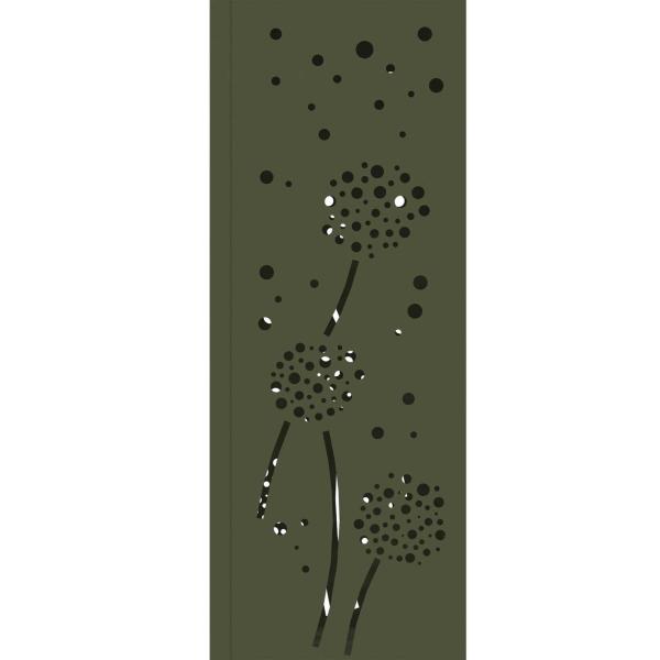 Solar LED Weg Licht 2 pcs Olive Grün Kalt gewalzter Stahl