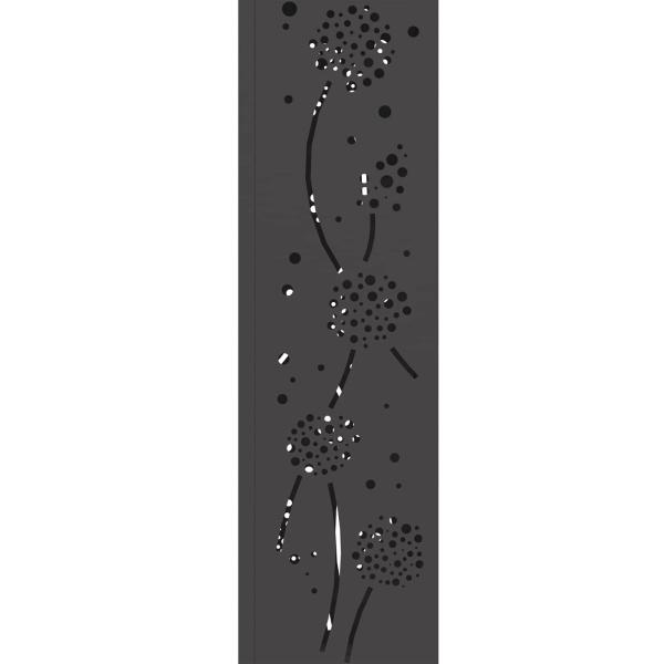 Solar LED Weg Licht 2 pcs Schwarz Kalt gewalzter Stahl