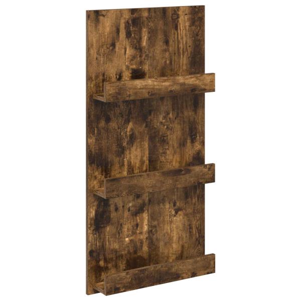 Magazinregal Geräucherte Eiche 51 x 11 x 102 cm Holzwerkstoff