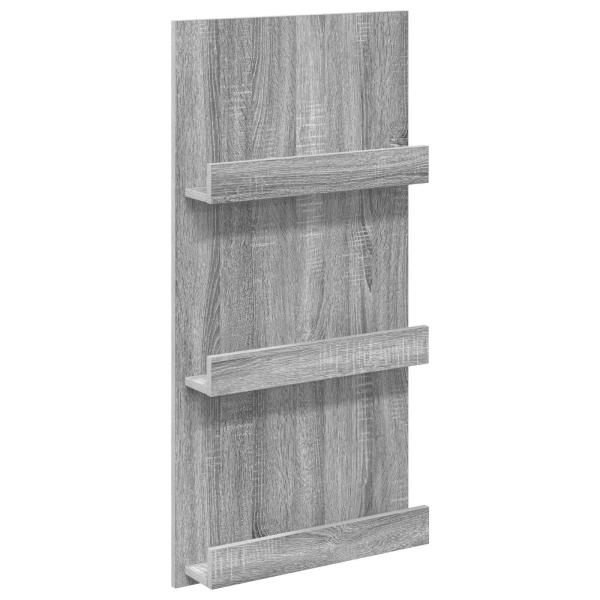 Magazinregal Graues Sonoma 51 x 11 x 102 cm Holzwerkstoff