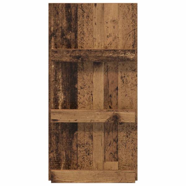 Magazinregal mit Regal Altholz 51 x 11 x 102 cm Holzwerkstoff