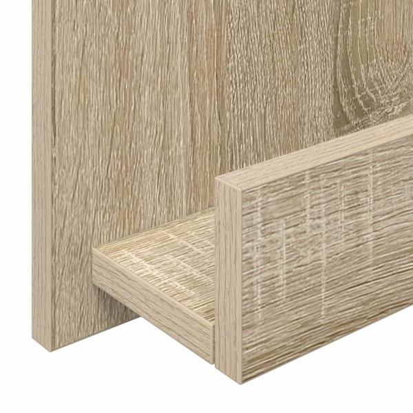 ARDEBO.de - Magazinregal Sonoma-Eiche 51 x 11 x 102 cm Holzwerkstoff
