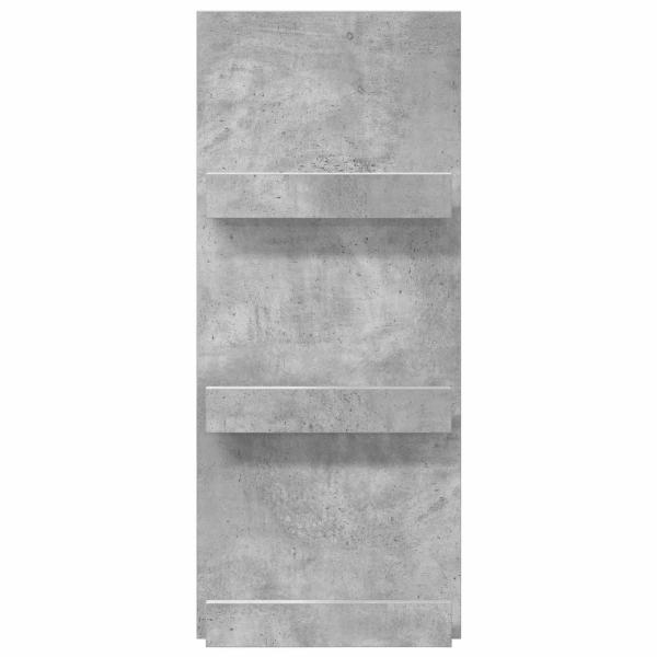 Magazinregal Beton Grau 51 x 11 x 102 cm Holzwerkstoff