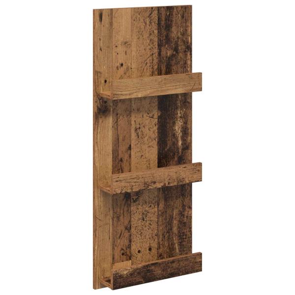 Magazinregal mit Regal Altholz 51 x 11 x 102 cm Holzwerkstoff