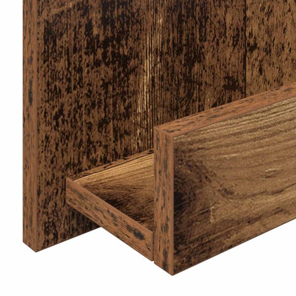 Magazinregal mit Regal Altholz 51 x 11 x 102 cm Holzwerkstoff