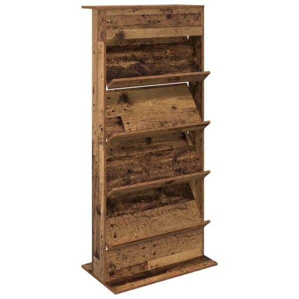 Magazinregal mit Regal Altholz 70 x 41 x 156 cm Holzwerkstoff