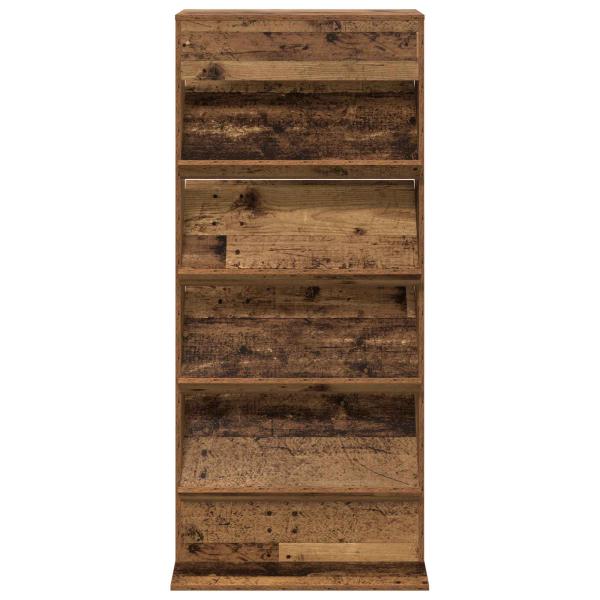 Magazinregal mit Regal Altholz 70 x 41 x 156 cm Holzwerkstoff